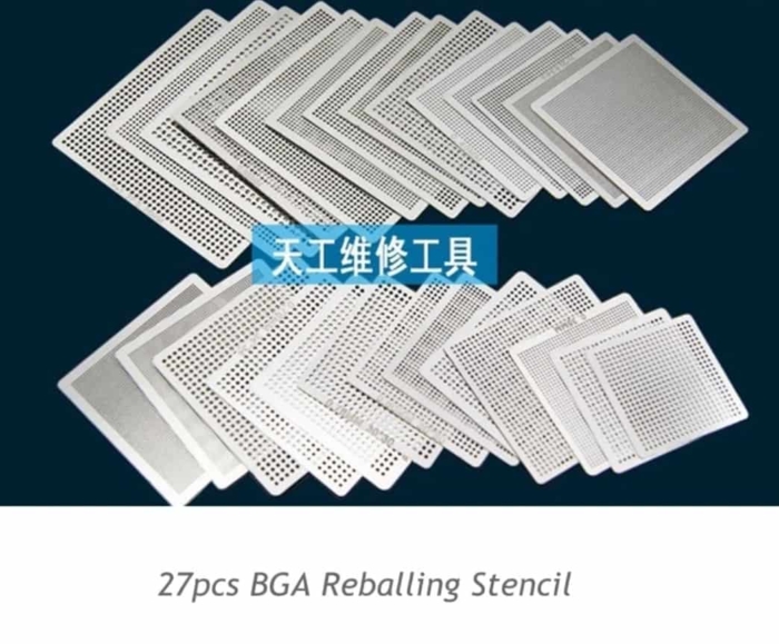 29 PLACAS BGA STENCIL DE CALOR DIRECTO